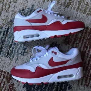 Air max 90/1 University red